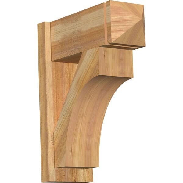 Ekena Millwork Westlake Rough Sawn Arts and Crafts Outlooker, Western Red Cedar, 8"W x 20"D x 24"H OUT08X20X24WTL03RWR - main